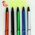 Multi-Color Highlighter Plastic Pen Cheap Customized Logo Pen on Sell